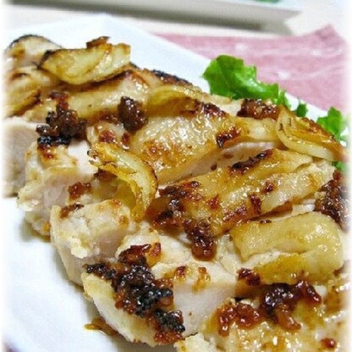 しっとりジューシー ステーキ風鶏むね肉の塩麹焼き レシピ 作り方 By はなまる子 楽天レシピ